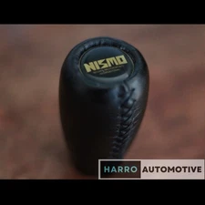 Genuine NISMO Old Logo Leather Shift Knob M10 - S13 180sx R32 R33 JDM Skyline