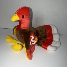 TY Beanie Baby   GOBBLES the Turkey 5.5 in NEW with tag