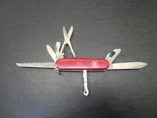Victorinox Swiss Officer Suisse Swiss Army Knife Red 10pc Multi-Tools