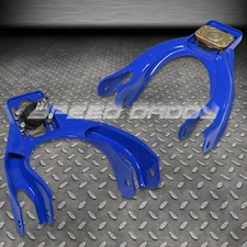 ADJUSTABLE STEEL FRONT CAMBER KITS FOR 94-01 INTEGRA DC 92-95 CIVIC EG BLUE