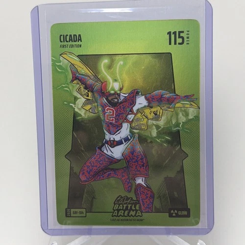 2026 Bo Jackson Battle Arena Cicada Green Battle Foil Cade Cunningham GBF-104