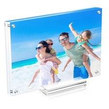 1 Pack Acrylic Picture Frame 11 14 Clear Double Sided Magnetic Photo Frame - ...