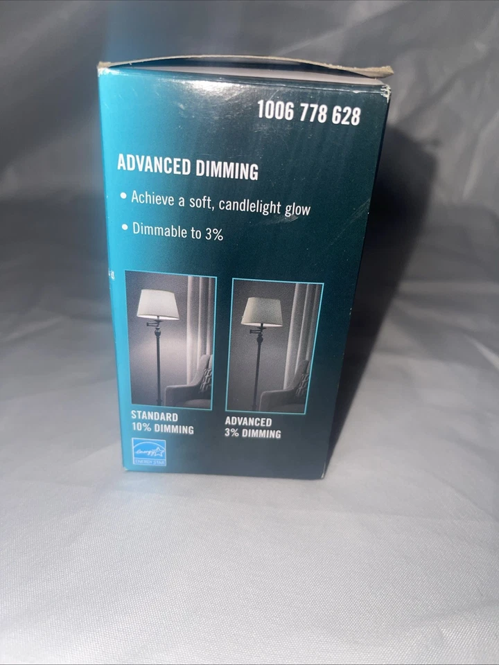 Eco-Smart LED A19 Daylight, 60W 2-Pack Replacement Frosted Glass - Image 3 of 4