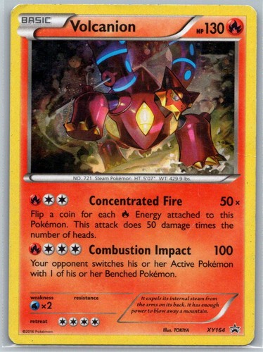 Volcanion XY164 Promo XY Promos Holofoil (Heavily Played)