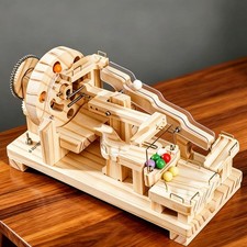 DIY Wooden Marble Run Assembly Kit for Teen/A...