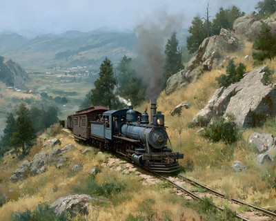8x10 Train & Railroad Art Print - 787744436