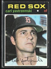 Carl Yastrzemski 1971 Topps B #530 Boston Red Sox