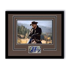 Cole Hauser "Yellowstone" AUTOGRAPH Signed Rip Photo Framed 11x14 Display C ACOA
