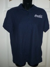 POLO FEMME XXL BLEU MARINE BRODÉ COCA COLA AUTORITÉ PORTUAIRE NEUF !