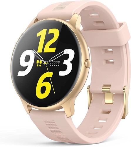 AGPTEK Montre Connectée Femme, Smartwatch Bluetooth 5.0 IP68 iOS/Android Rose - Photo 8/9