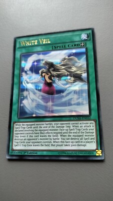 Yu-Gi-Oh! Weißer Schleicher White Veil  Dusa Parallel Ultra Rare En Nm 1.Auflage