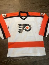 Vtg Brian Propp Philadelphia Flyers Hockey Jersey Medium MED Cooper stitched