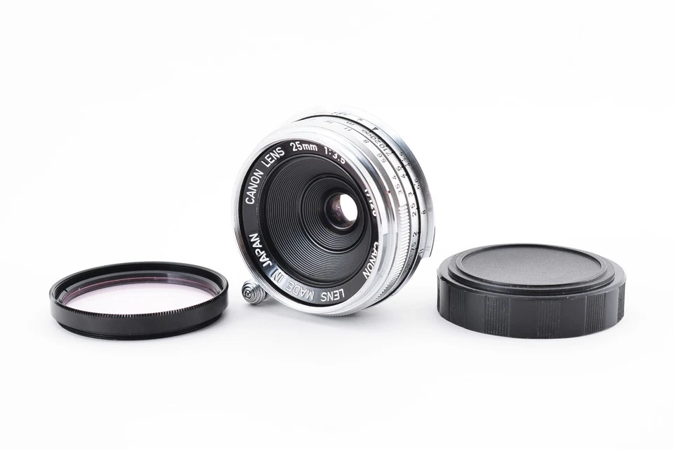 メール便指定可能 13595 新品級 Canon 25mm F3.5 ライカ L Topogon