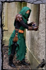 Mittelalter Larp Überkleid Schatten Assassin...
