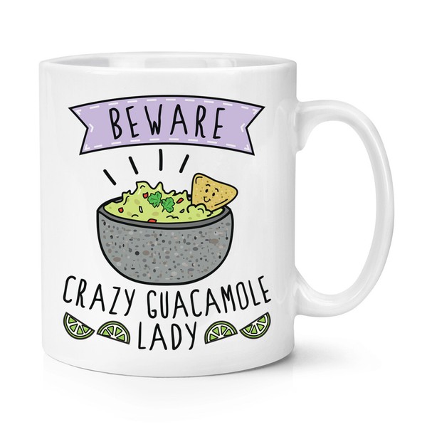 Beware VerrüCkte Guacamole Damen 284Ml Becher Tasse Mutter Tag Freundin Lustig-image