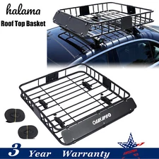 For Jeep 43" x 39" x 6" Rooftop Cargo Carrier Basket Cross Rack Luggage Holder