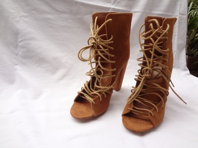 charlotte russe open toe booties