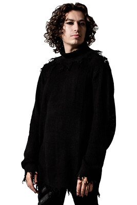 Killstar Gothic Goth Punk Unisex Pullover Strickpullover - The Mourning After