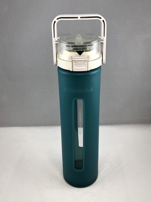 starbucks glass water bottle silicone sleeve