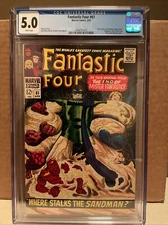 Fantastic Four #61 CGC 5.0 Classic Jack Kirby cover Stan Lee story (1967)