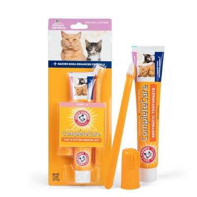 Pets Complete Care Cat & Kitten Dental Kit | Includes 2.5 oz Tuna Flavor