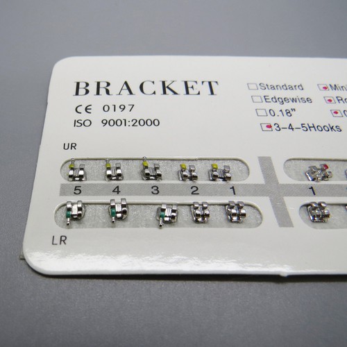 10 Packs Dental Orthodontic Brackets Braces Metal Standard Roth.022 Hooks 345 - Picture 10 of 20
