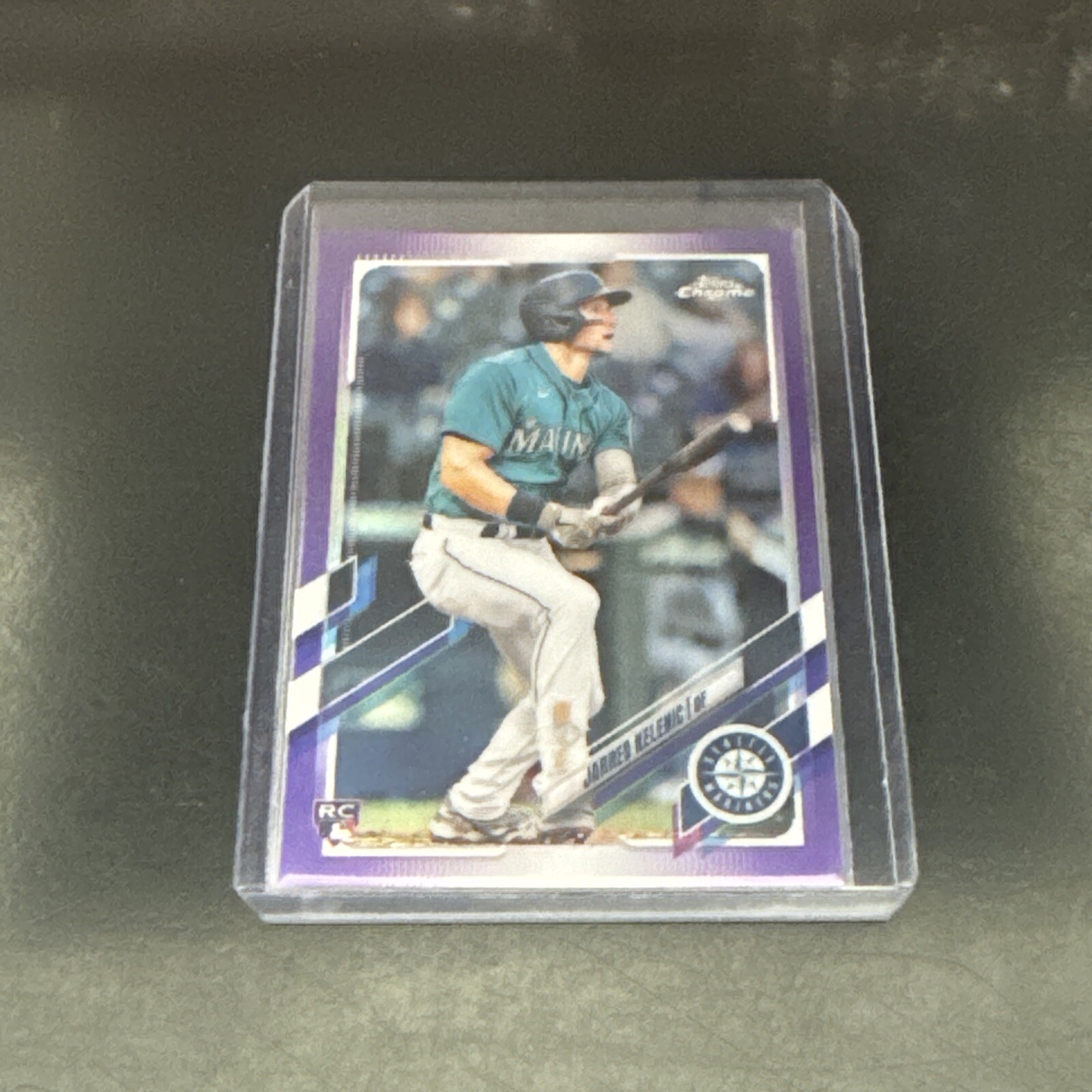 2021 Topps Chrome Update Jarred Kelenic Purple Refractor Rookie RC #USC20