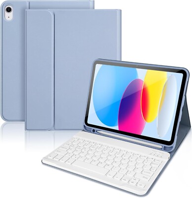 iPad 10. Generation 10,9 Zoll Hülle mit abnehmbarer Tastatur, Folio BRANDNEU
