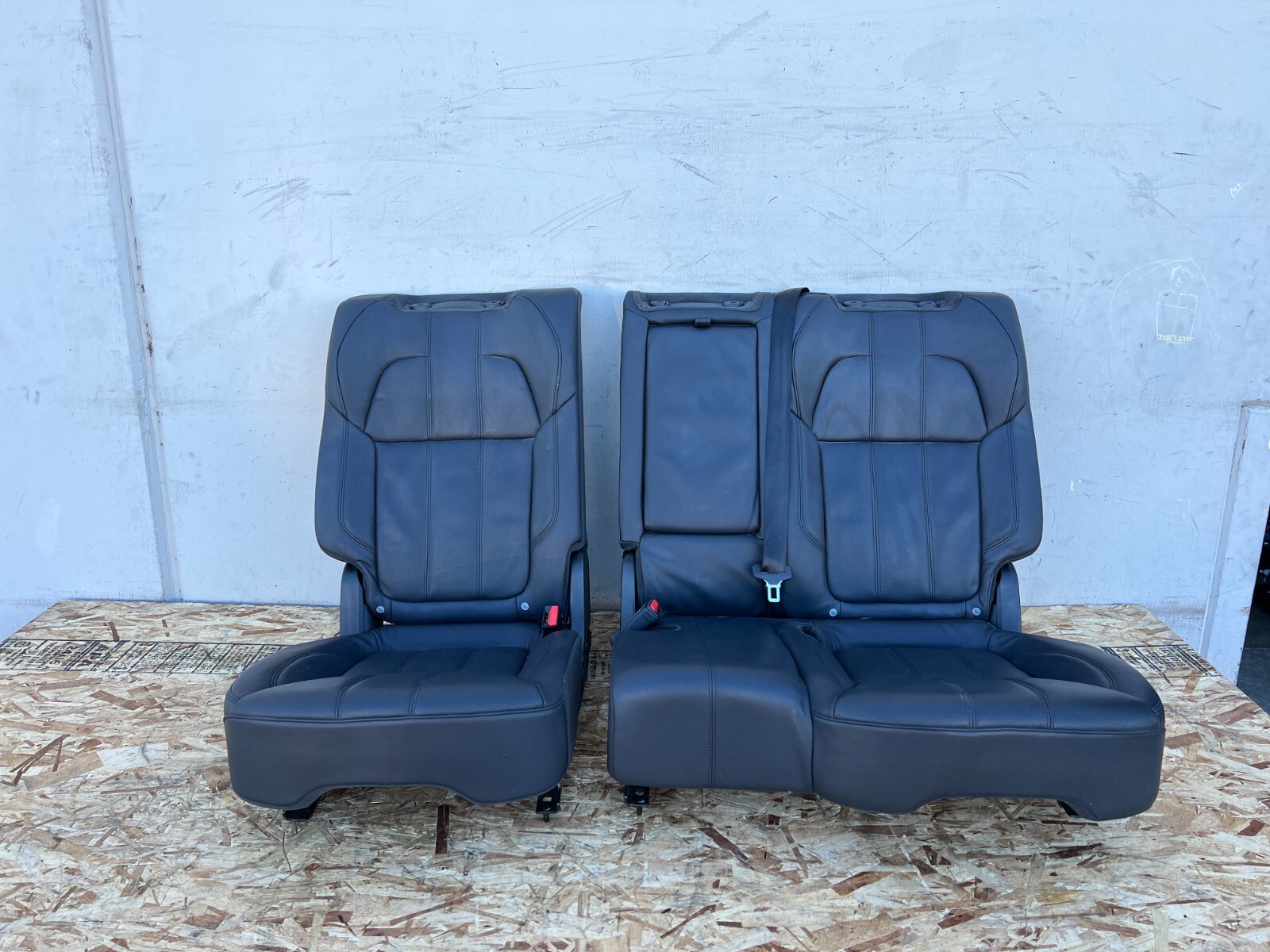 REAR SEAT LEATHER 2ND ROW BLACK SET RANGE ROVER SPORT L494 (2014-2017 ...