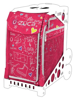 Zuca Pink Sk8 Sport Insert Bag Frames Sold Separately 1500