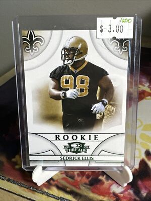 2008 Donruss Threads Retail Green #231 Sedrick Ellis /200