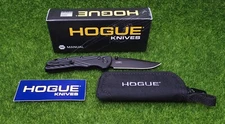 Hogue Deka MagnaCut Cerakote 3.25" Clip Point Blade Black Polymer Handle - 24376