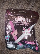 Claire  s blind bag slap bracelet nwt series 2 bunny bear rainbow pig butterfly 