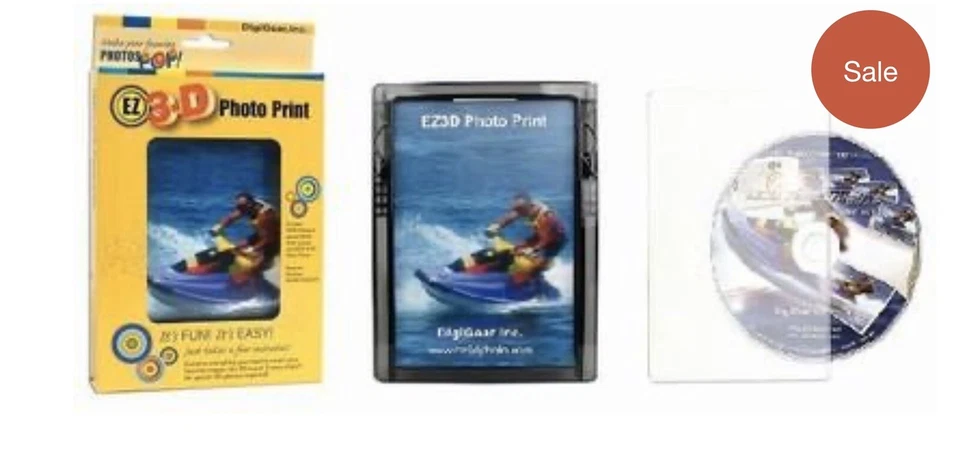 DIY 3D Photo Print Turn 2D into 3D Look Creat 2nd image Lenticular Picture - Image 2 of 4