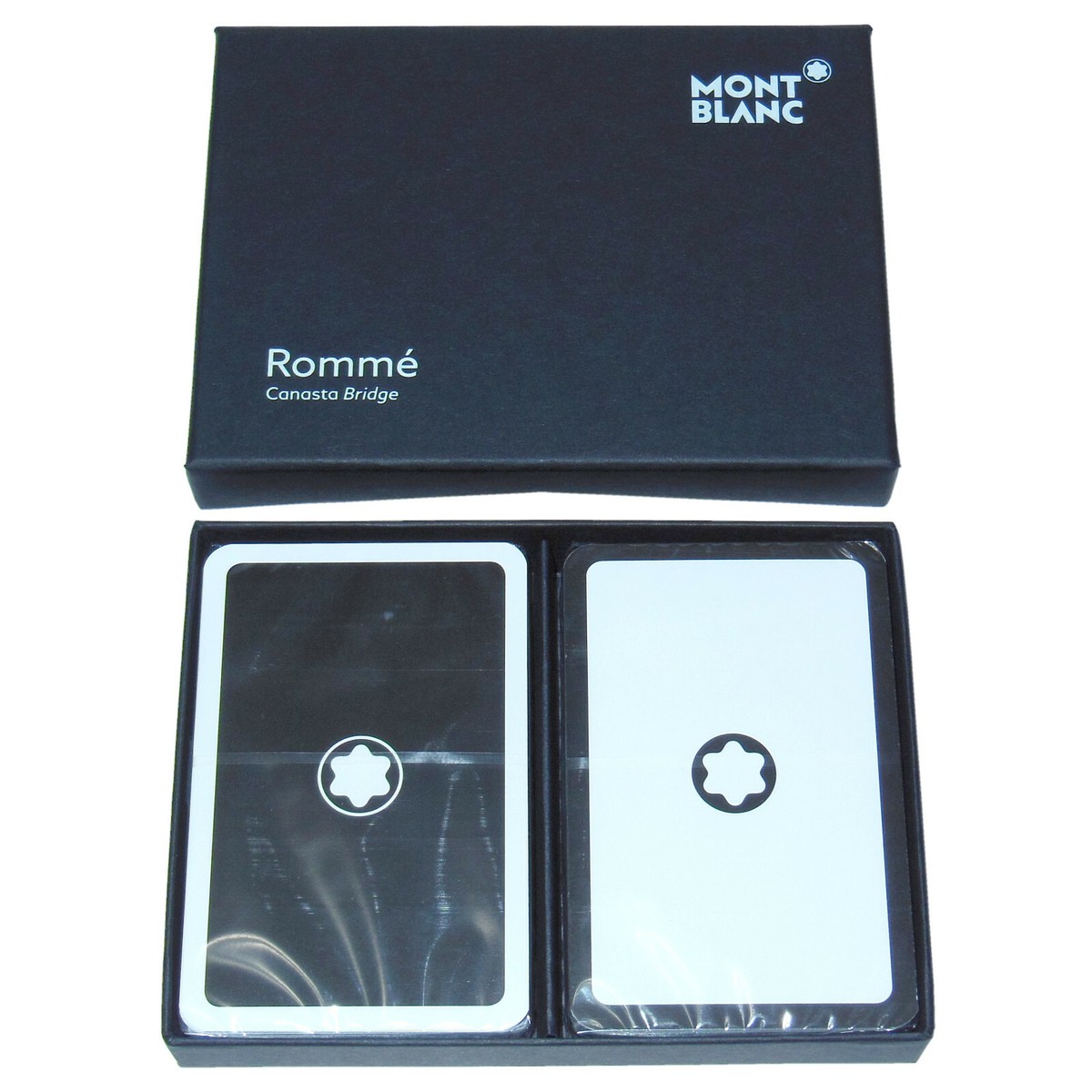 New Montblanc Romme Playing Cards Two Decks German Rummy/Canasta