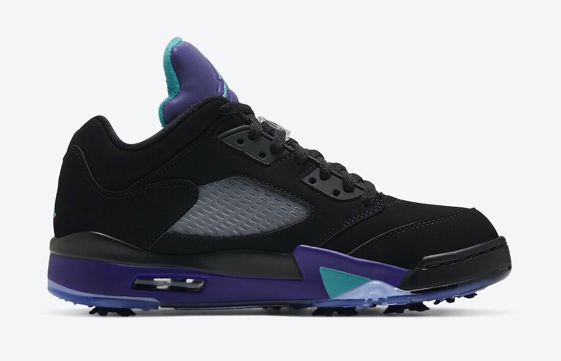 Nike Air Jordan 5 Low G Golf Black Grape CU4523-001 Size 9.5 Nike Air Jordan 5 Low G Golf Black Grape CU4523-001 Size 9.5