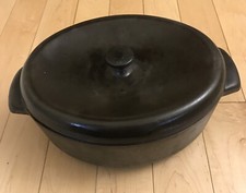 STAUB Cast Iron Oval  Made France 31 Black. 5...