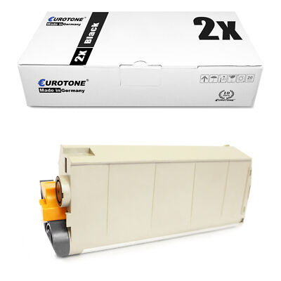2x Eurotone ECO Patrone SCHWARZ f�r OKI Executive 2024-N