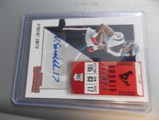2018 Contenders Vyncint Smith Rookie Ticket Auto Autograph RC Texans (B)