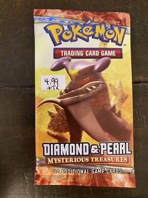 Pokemon 2007 Diamond and Pearl Mysterious Treasures Booster Pack Sealed Heavy? | eBay Pokemon 2007 Diamond and Pearl Mysterious Treasures Booster Pack Sealed Heavy? | eBay