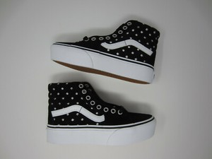 vans suede polka dot platform