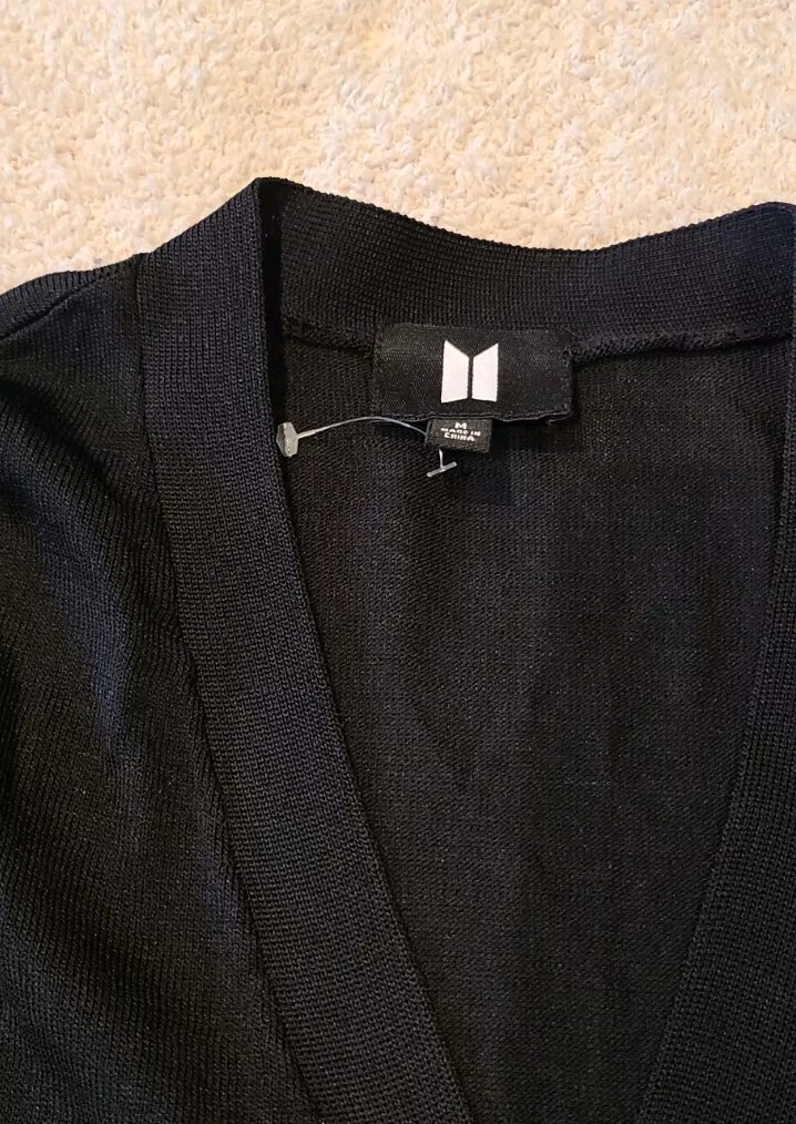 BTS Butter Cardigan Black Sz Medium | eBay