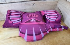 FULL THROTTLE Toddler LITTLE DIPPERS Floatie LIFE JACKET Pink Cheer 30-50LB