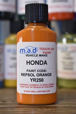 Honda Repsol Orange YR250 Paint Touch Up Kit 30ML CBR Helios Paint