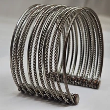 Vintage Cuff Bangle Bracelet Womans Costume Jewlery