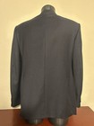 Byron British Style Men’s Blazer Sport Coat Size 40R Navy Blue Wool 2 Button — photo 6