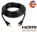 PREMIUM 1m 4m HDMI Cable HD 1080P v2.0 Gold Plated High Speed Ethernet 3D TV DVD