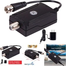 Indoor HD Digital TV Antenna Amplifier Black Signal Booster VHF UHF