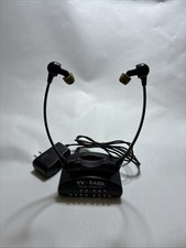 TV Ears Digital Wireless Listening System Model 21502F Earphones Dock Headset