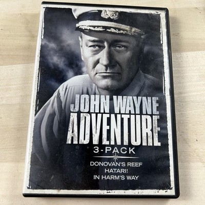 John Wayne Adventure 3-Pack DVD 1960s Donovan's Reef Hatari! In Harm's Way